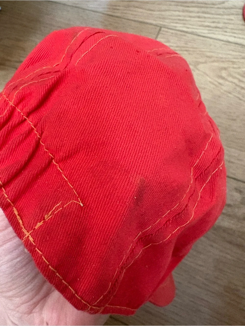 Vintage Snoopy Hat Colorful “Super” Red Orange Yellow *Read*
